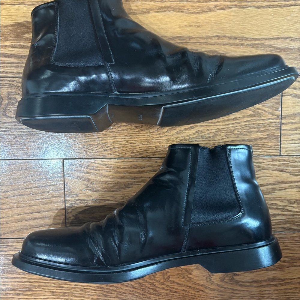 PRADA Men’s Chelsea Leather Boots Men’s 10 - Picture 11 of 15